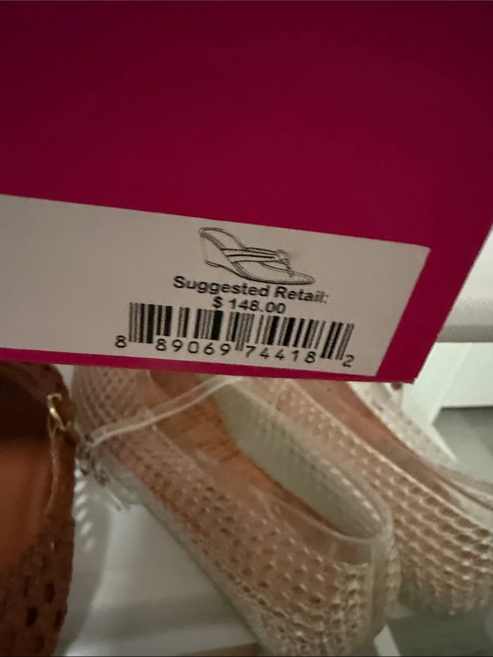 Tory Burch Gold Metallic Footbed Cork-Trim Thong Sandals